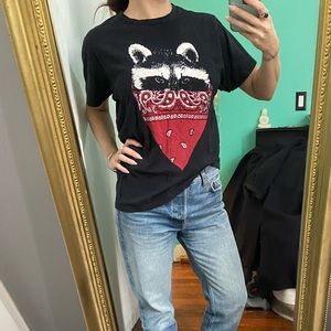 Raccoon Bandit Black T-Shirt L